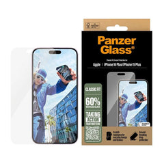 PanzerGlass® Screen Protector Clear iPhone 16 Plus | Classic Fit