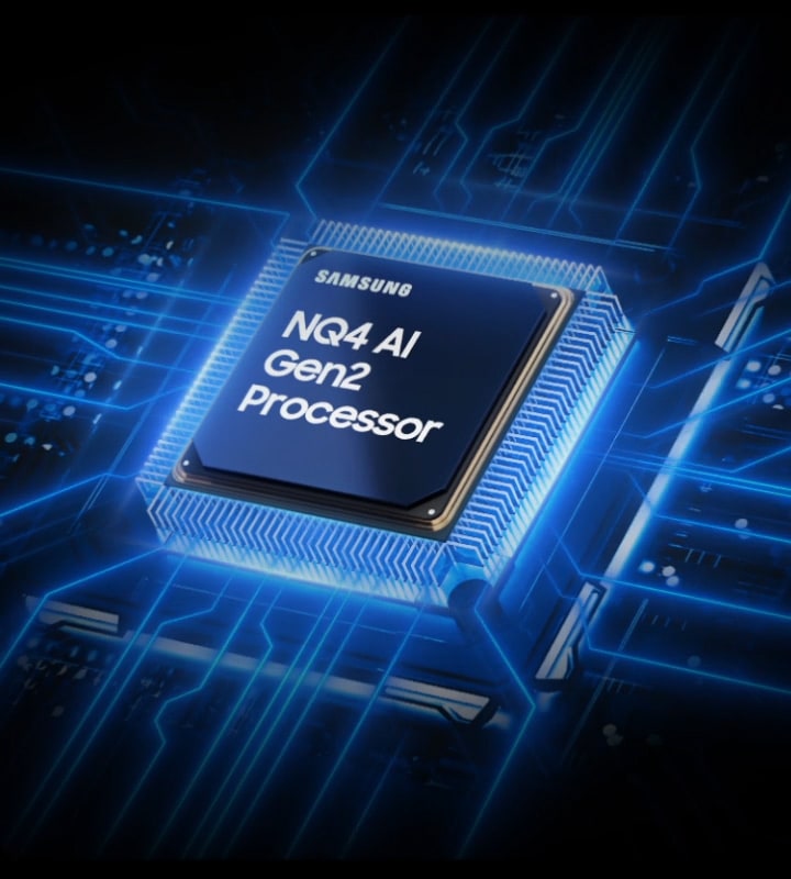 سامسونج التلفزيون الذكي QN80F مقاس 55 بوصة نيو كيو ليد 4 كي