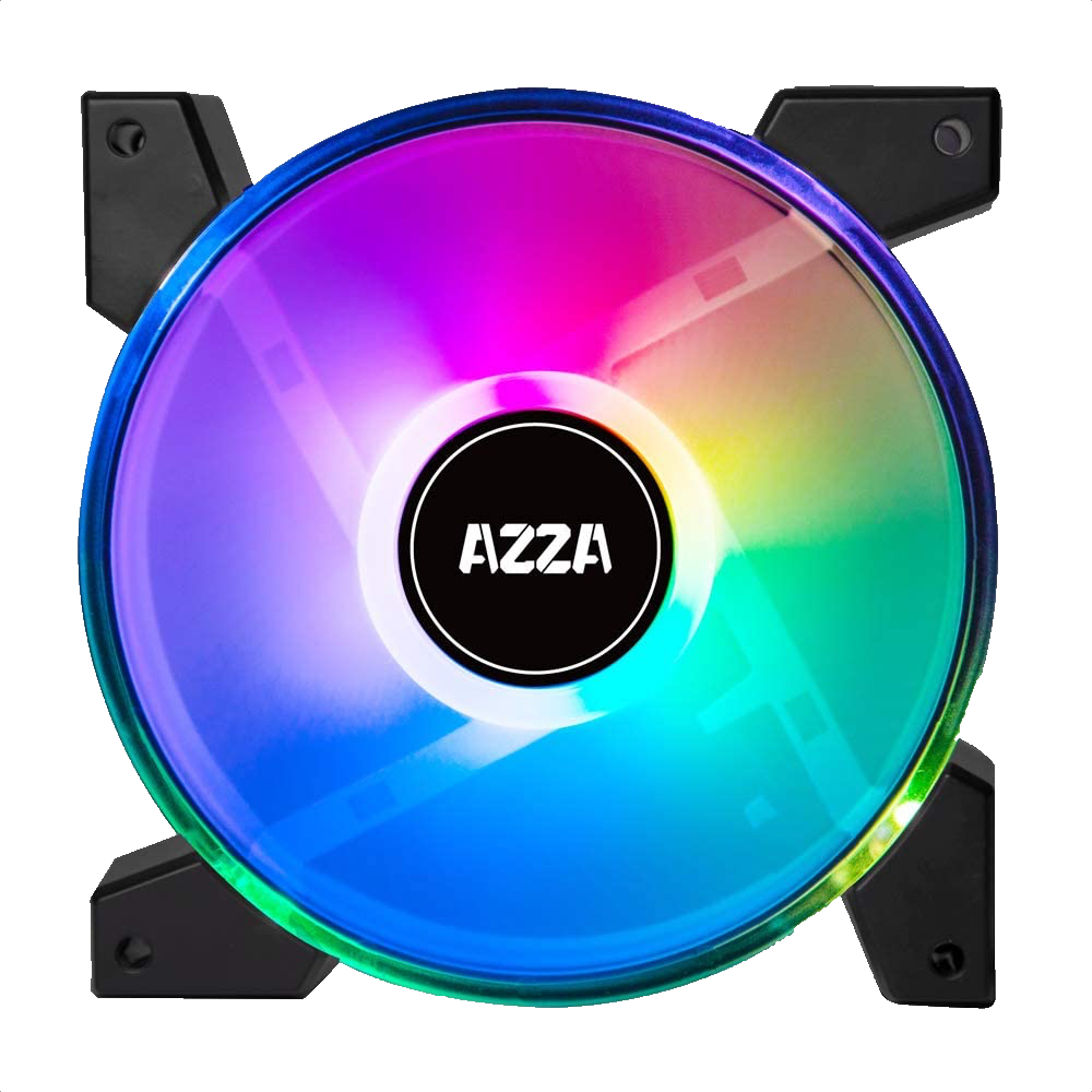 Buy Azza Hurricane III digital RGB FAN 120mm Online in Be3ah Kuwait