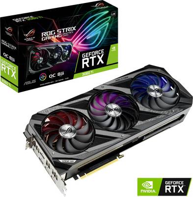 Asus ROG Strix GeForce RTX 3060 Ti V2 OC Edition 8GB GDDR6 with LHR Gaming Graphics Card