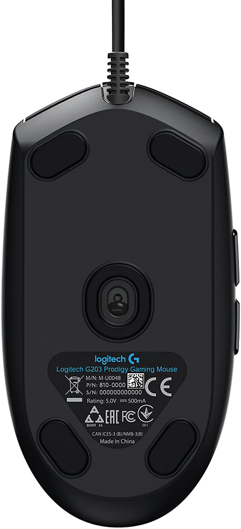 Logitech G203 LIGHTSYNC RGB Lighting Gaming Mouse - Black