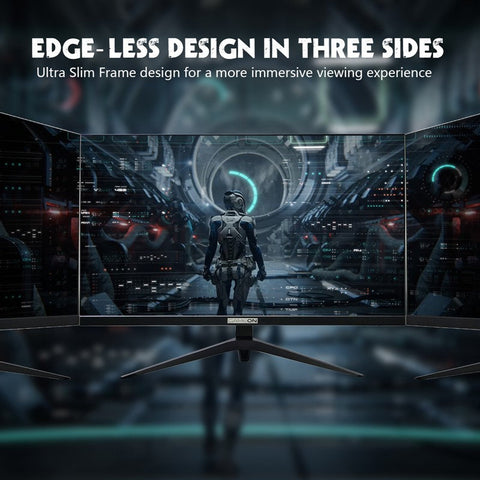 GAMEON 24inch FHD, 165Hz 1ms (1920x1080) Flat IPS Gaming Monitor With Gsync & Free Sync - Black