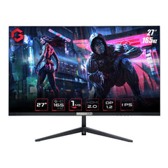 شاشة ألعاب GAMEON 27 بوصة QHD، 165 هرتز 1 مللي ثانية (2560 × 1440) 2K مسطحة IPS مع G-Sync و FreeSync - أسود 
