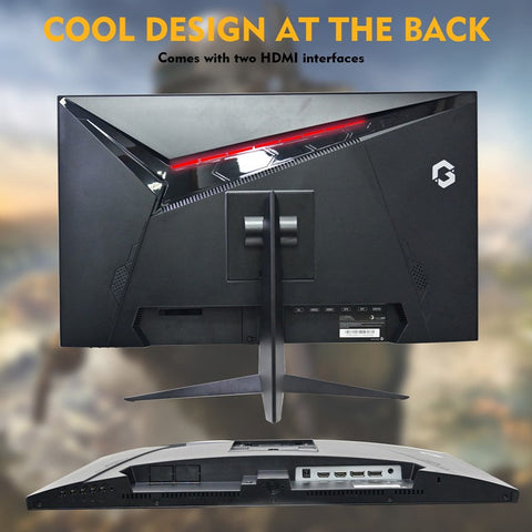 GAMEON 27inch QHD, 165Hz 1ms (2560x1440) 2K Flat IPS Gaming Monitor With G-Sync & FreeSync - Black