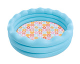 Intex Wavy Edge Pool, Kids Inflatable round Pool 168cm (56191NP)