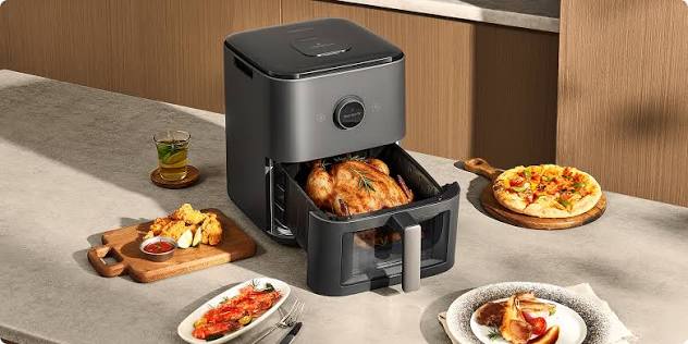 Xiaomi Mijia Smart Steam Air Fryer 7L UK - Black