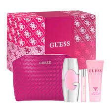 Guess Pink Spray Gift Set EDP For Her - 75 ml - 4 Pcs Set