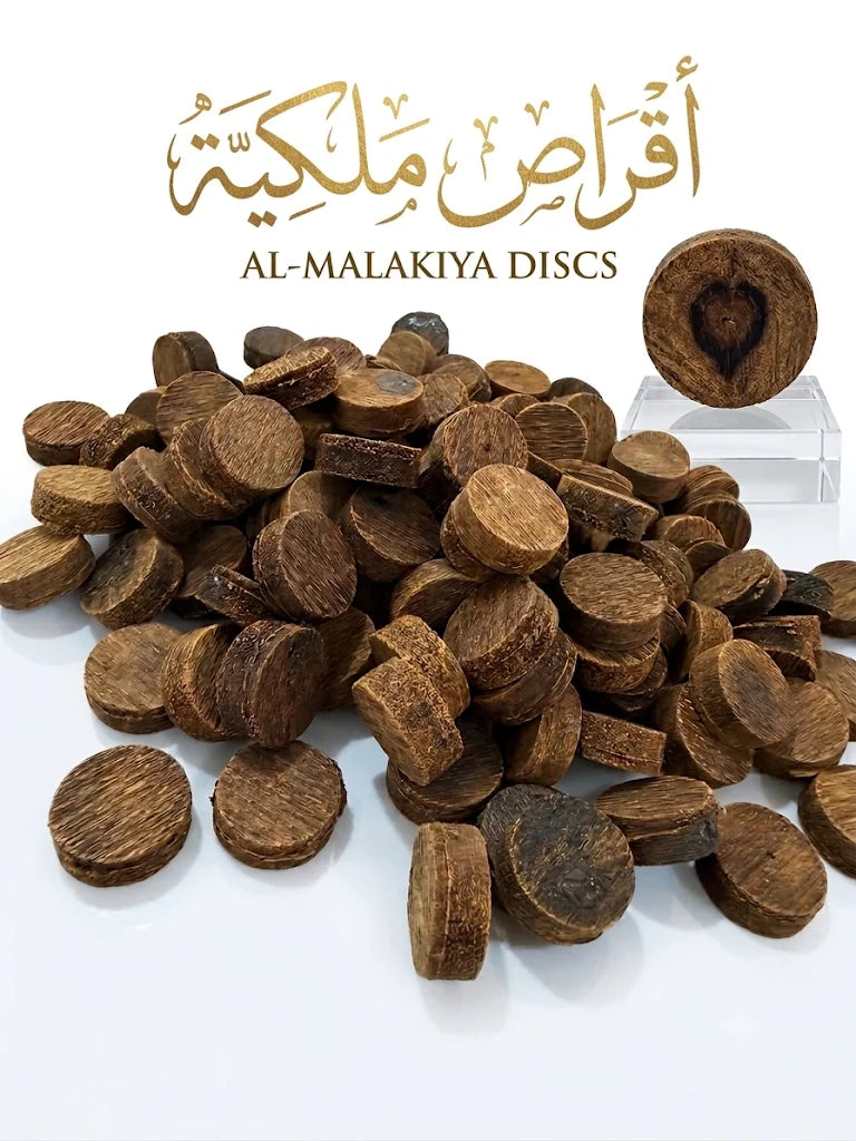 Bundle - Rawad AL-Malakiya Disc Incense - 1 Tola + Tong + Lighter
