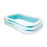 Intex Swim Center Inflatable Family Pool - Transparent/Blue
