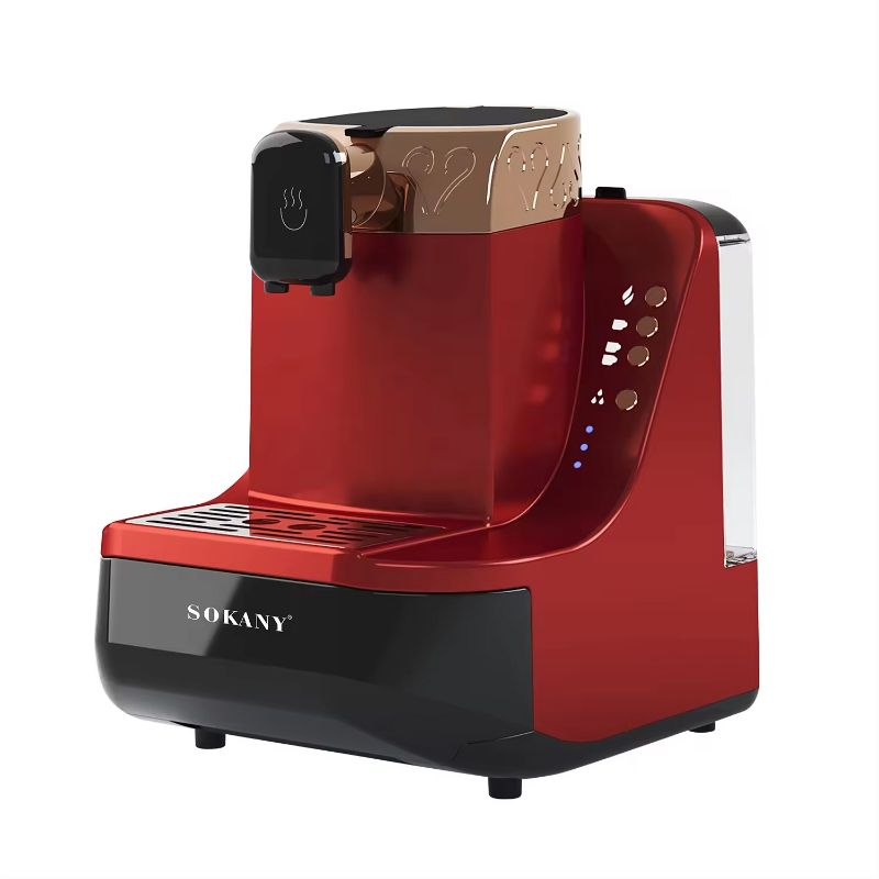 Sokany Semi-Automatic Turkish Coffee Maker with Slow Brewing, Self-Cleaning & 1L Capacity - 700W