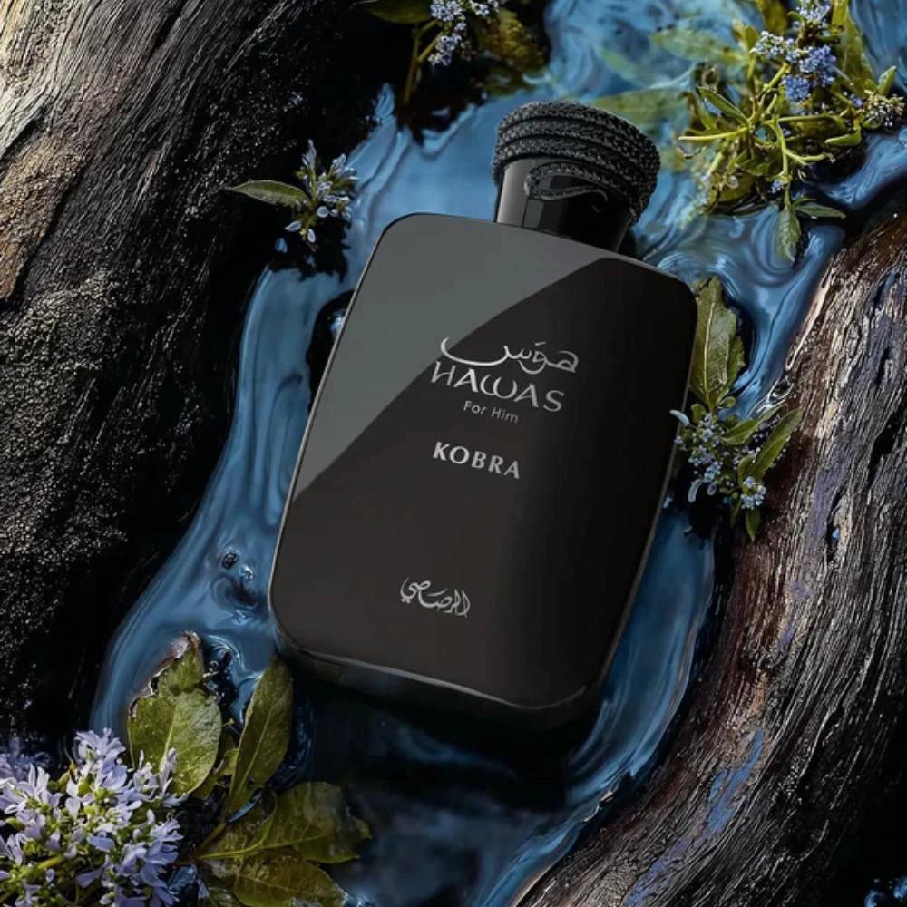 رصاصي عطر حواس كوبرا أو دو بارفان للرجال - 100 مل