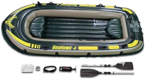 INTEX The Seahawk 4 Boat Set (68351NP)