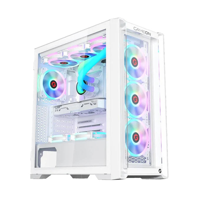 جهاز كمبيوتر ألعاب بمعالج Intel Core i7-14700F، بطاقة رسومات RTX 5060 Ti (8GB)، وذاكرة DDR5 RAM بسعة 32GB