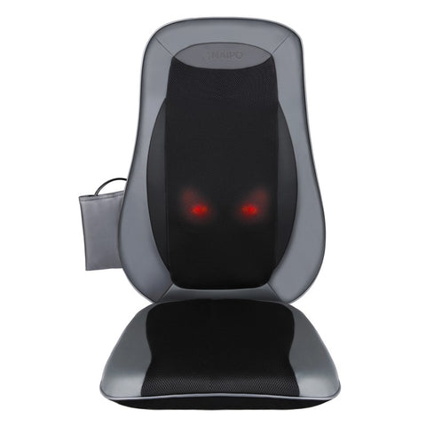 Naipo Shiatsu Back Massager With Heat - Deep Kneading - Rolling And Vibration