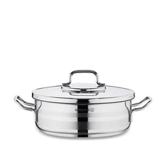 Korkmaz A2035 Low Casserole – 4.5L, 26x8.5 cm – Stainless Steel Cookware (ASTRA2 Series)