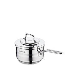 Korkmaz A2047 Saucepan with Lid – 1.8L, 16x9 cm – Stainless Steel Cookware (ASTRA2 Series)