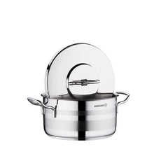 Korkmaz Astra2 Stainless Steel Casserole – 16 cm (1.8L) | Induction Base | Model A2021