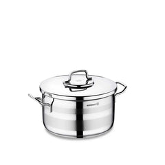 Korkmaz Astra2 A2022 Premium Stainless Steel Casserole – 18x10 cm | 2.6L | Induction-Ready, Mirror Finish
