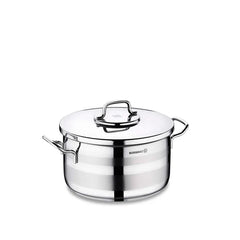 Korkmaz Astra2 A2024 Premium Stainless Steel Casserole – 22x12 cm | 4.35L | Induction-Ready | Elegant Mirror Finish