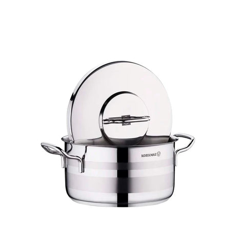Korkmaz Astra2 A2024 Premium Stainless Steel Casserole – 22x12 cm | 4.35L