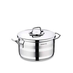Korkmaz Astra2 A2025 Stainless Steel Casserole – 24x13 cm | 5.75L | Induction-Ready, Mirror Finish