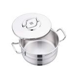 Korkmaz Astra2 A2027 Stainless Steel Casserole – 28x16 cm | 9.5L
