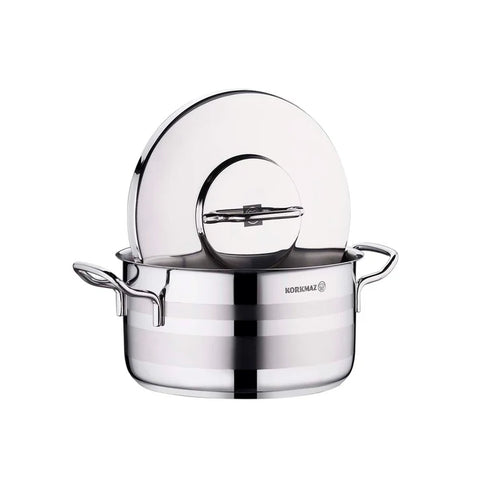 Korkmaz Astra2 A2026 Stainless Steel Casserole – 26x14 cm | 7.25L
