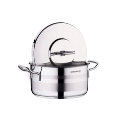 Korkmaz Astra2 A2026 Stainless Steel Casserole – 26x14 cm | 7.25L | Induction-Compatible, Premium Mirror Finish