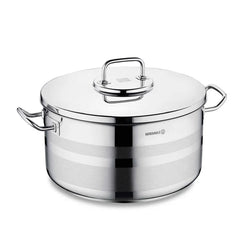 Korkmaz A2030 Astra 2 Casserole Pot – 20.75L Extra-Large Stainless Steel Cookware, 36x21 cm