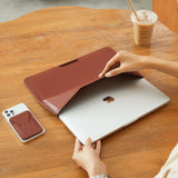 Moft MB002-1-13B-BK, Sleeve for Mac Air 13.3" - laptops 14" - Brown