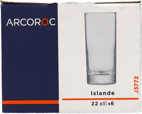 Luminarc islande high ball 22cl set of 6pcs art.