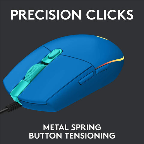 Logitech G203 LIGHTSYNC RGB Lighting Gaming Mouse - Blue