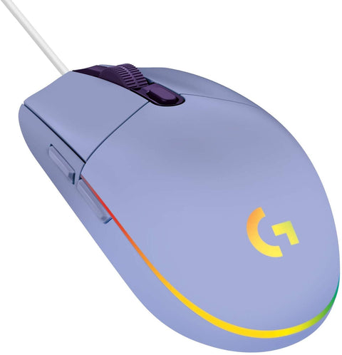 Logitech G203 LIGHTSYNC RGB Lighting Gaming Mouse - Lilac