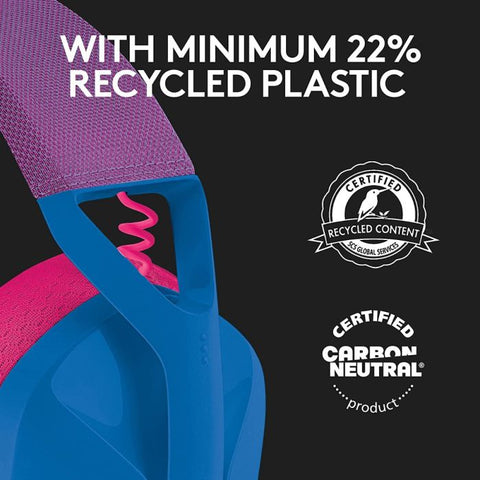 Logitech G435 LIGHTSPEED & Bluetooth Wireless Gaming Headset - Blue