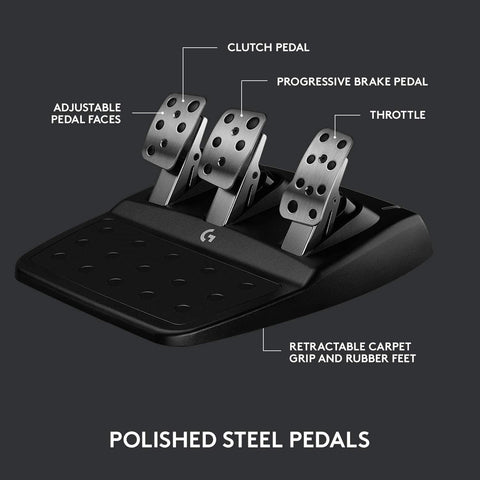 Logitech G923 Driving Force Racing Wheel + Shifter For PS5 & PS4