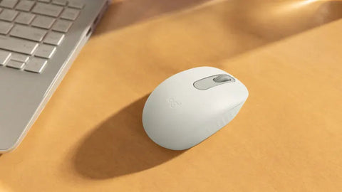 ماوس Logitech M196 بلوتوث لاسلكي للاستخدام اليومي – أوف وايت