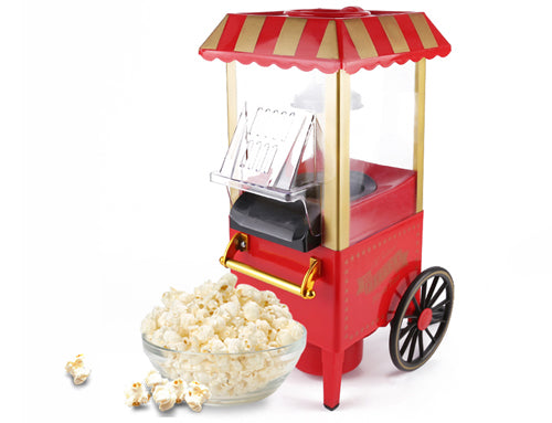 Retro Hot Air Popcorn Maker Machine - 1200W