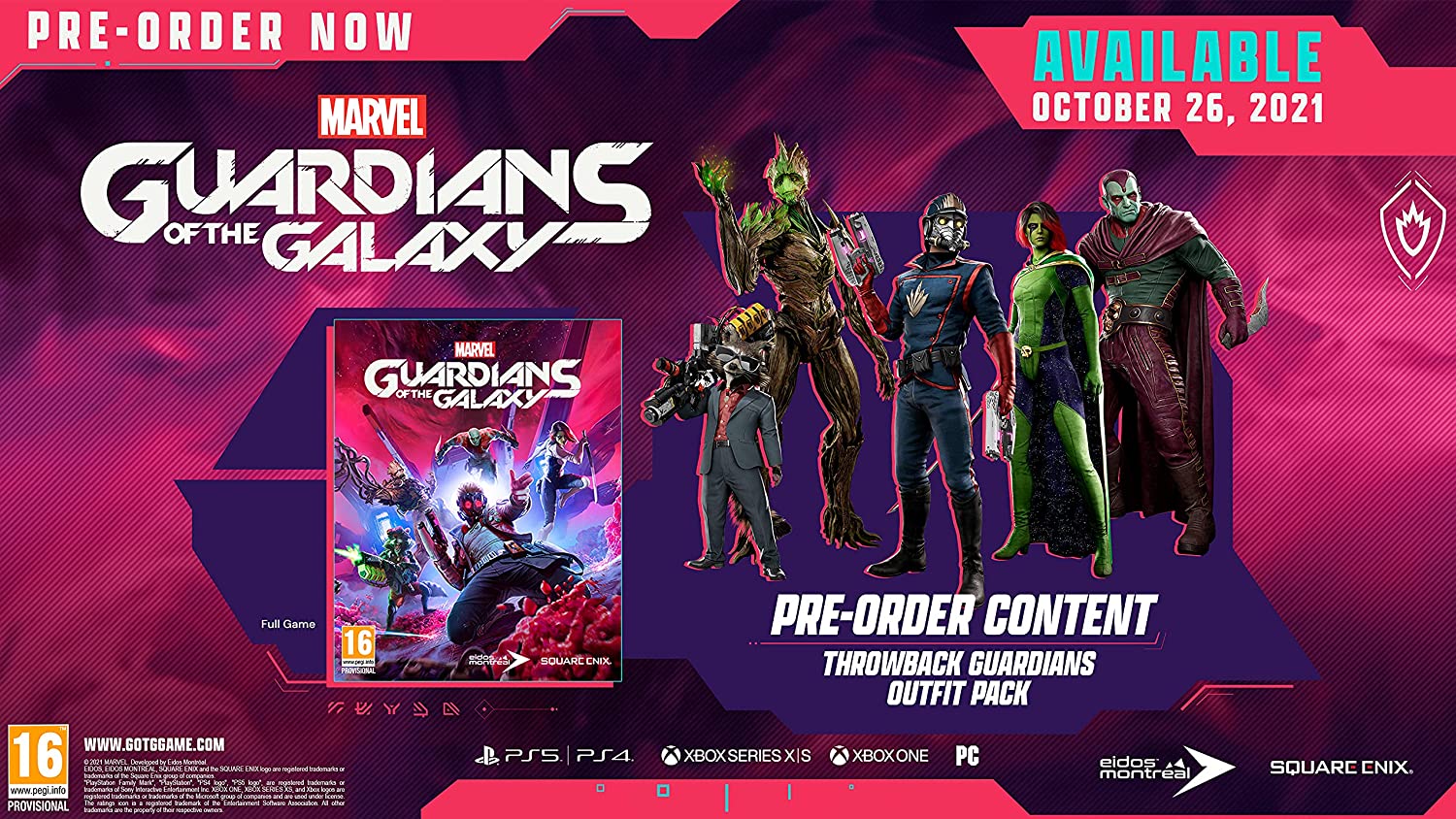 Marvels Guardians Of The Galaxy For PlayStation 4 “Region 2” - Level UpSquare EnixPlaystation Video Games5.02E+12