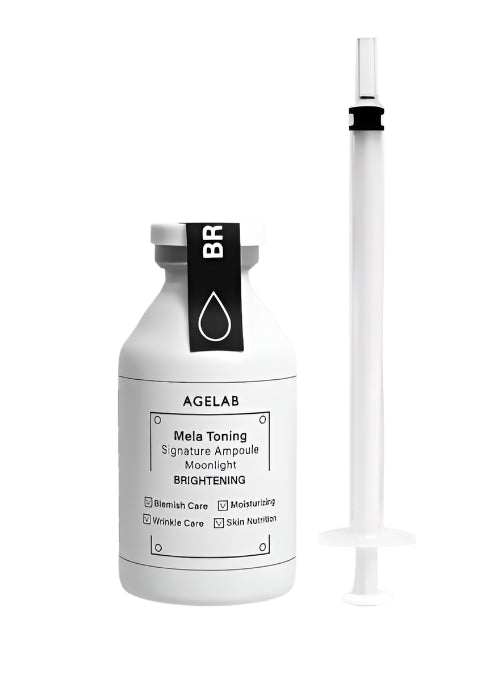 AgeLab Mela Toning Signature Ampoule | Vitamin C Moonlight Brightening Serum for Dark Spots, Hyperpigmentation & Uneven Skin Tone | Radiance & Skin Tone Booster | Korean Skincare | 30ml