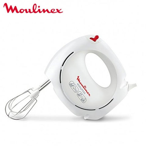 Moulinex 200W Easymax Hand Mixer 5 Speeds - White