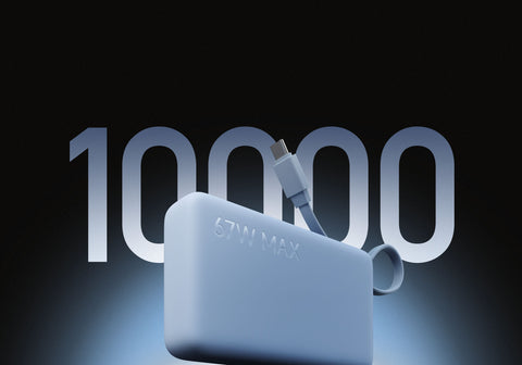 Xiaomi 67W Power Bank 10000 with Integrated USB-C Cable, Triple Output, Fast Charging & Digital Display