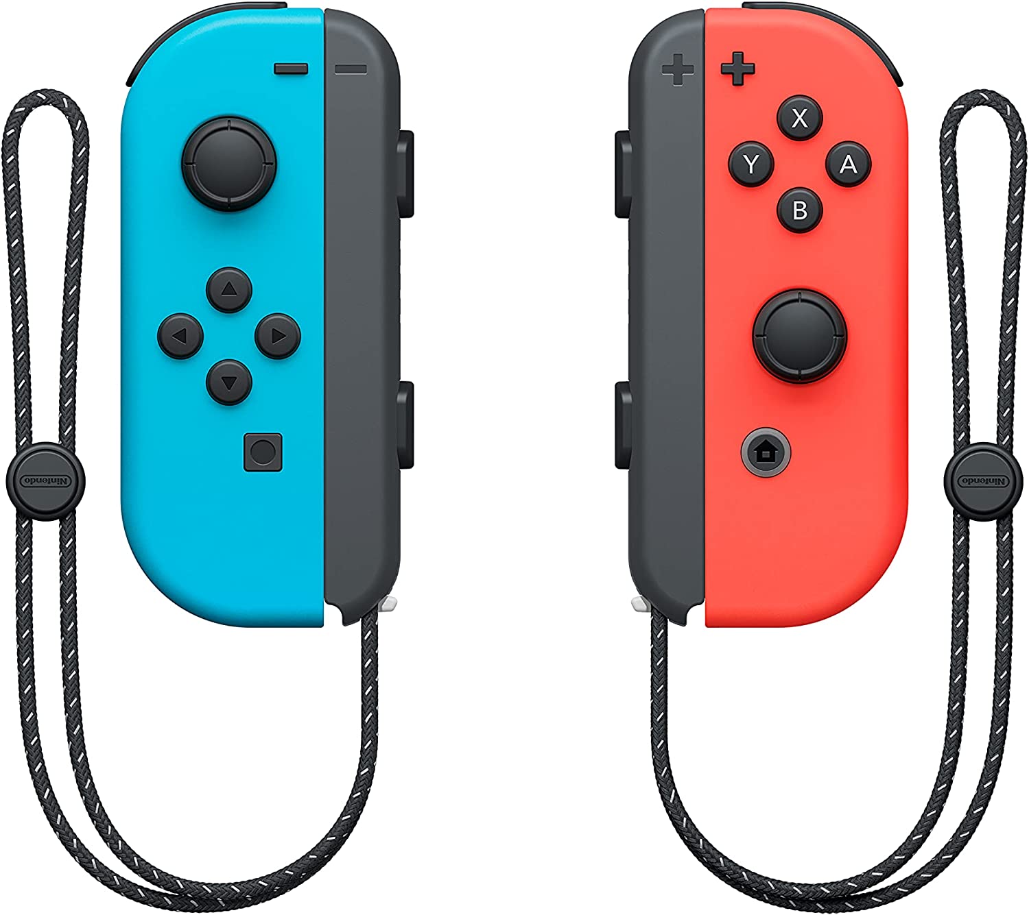 نموذج OLED لجهاز Nintendo Switch مع Joy Con باللونين الأحمر النيون والأزرق النيون