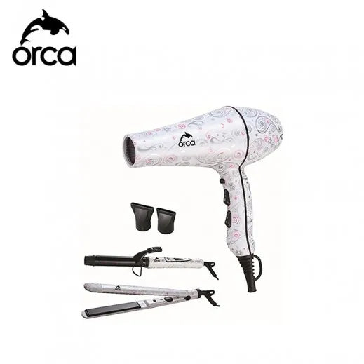 Orca Hair Dryer with Straightener & Waver