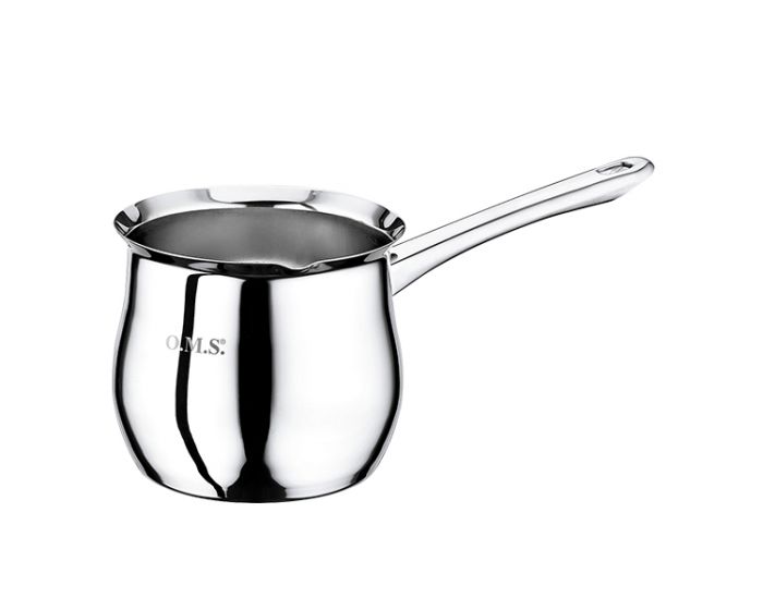 OMS Stainless Steel 18/10 New Oral Coffee Pot Size 6