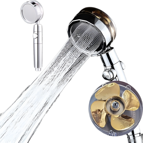 Shower Head with Fan