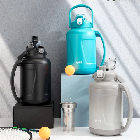 D.Kadi KD7067, Gym Outdoor Sports Vacuum Water Bottle - 1500ml