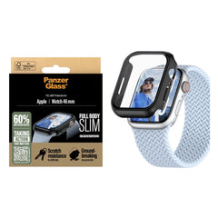PanzerGlass® Screen Protector Snappie Full Body Slim Black | Apple Watch 45mm '24