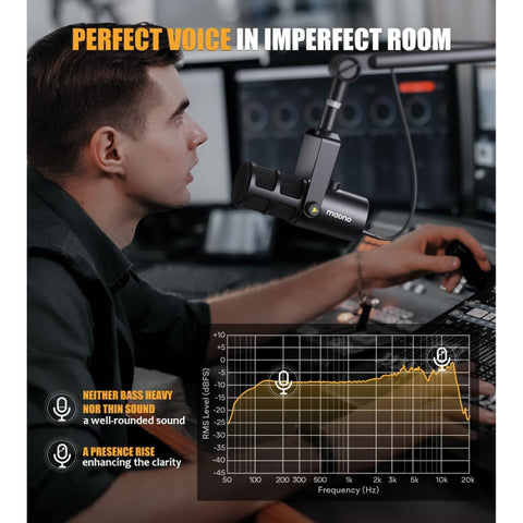 Maonocaster PD400X USB/XLR Dynamic Microphone