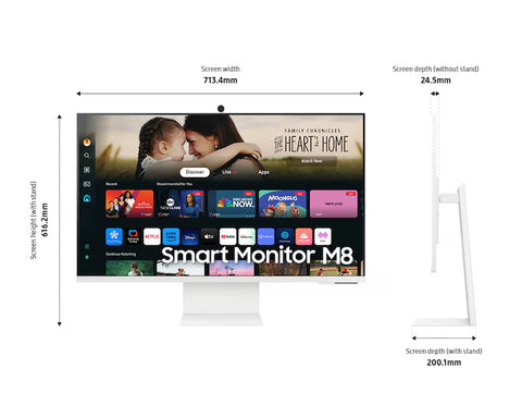 Samsung 32" M8 UHD Smart Flat Monitor