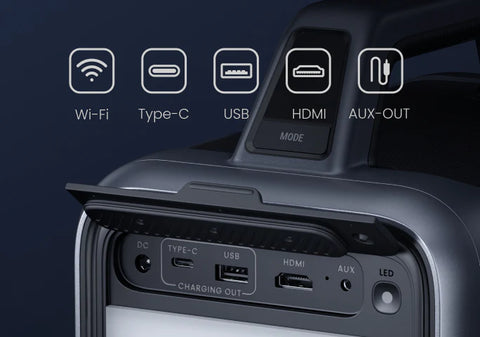 أنكر نيبولا مارس 3 بروجكتور، 1000 لومن ANSI، دقة 1080 بكسل، D2333211 - أسود